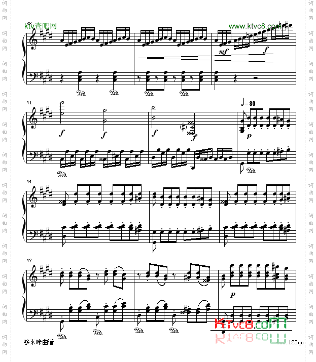 月光第三乐章-贝多芬