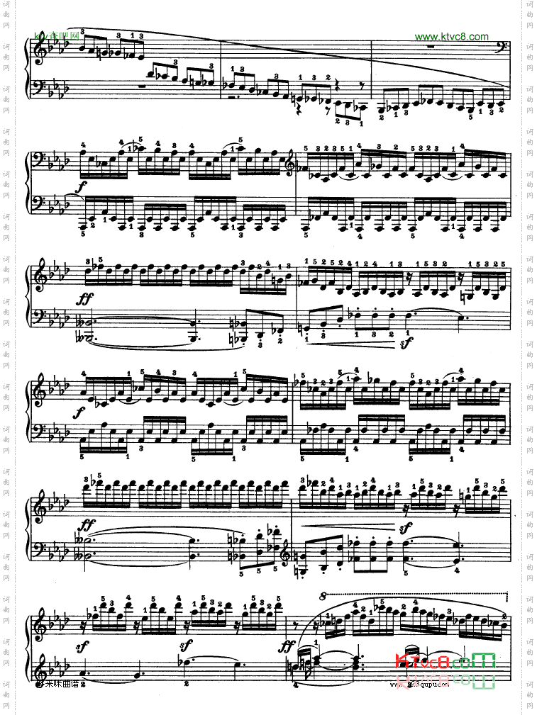 热情奏鸣曲-作品57号第二十三钢琴奏鸣曲-贝多芬