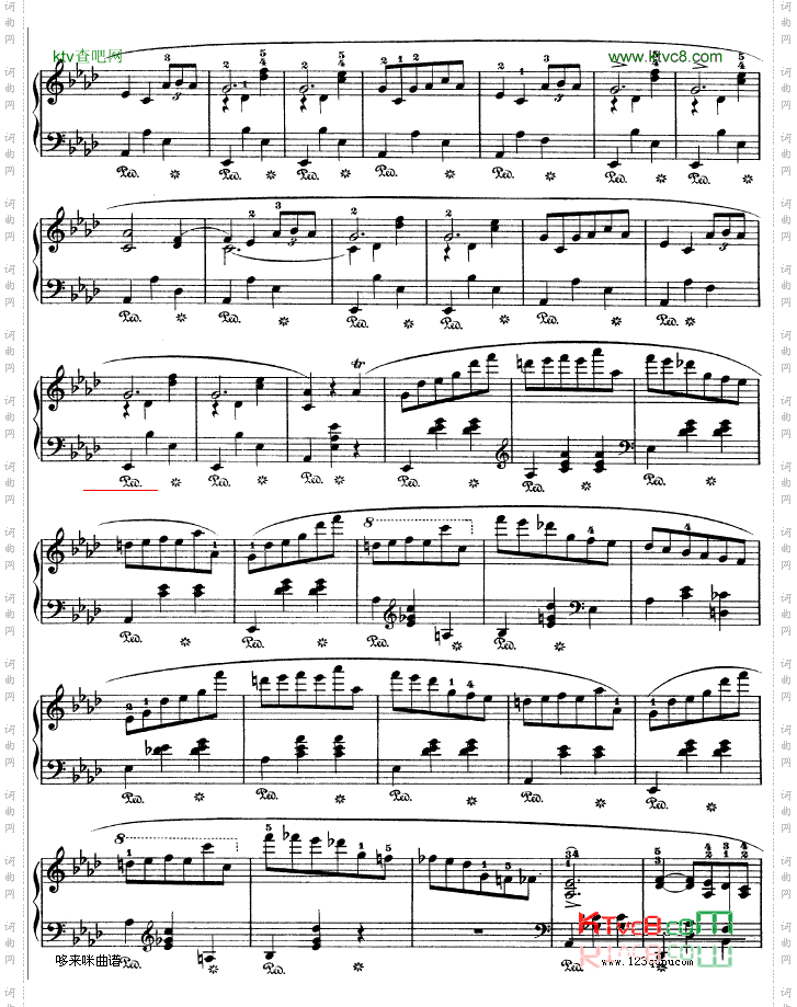 降A大调圆舞曲作品42-肖邦