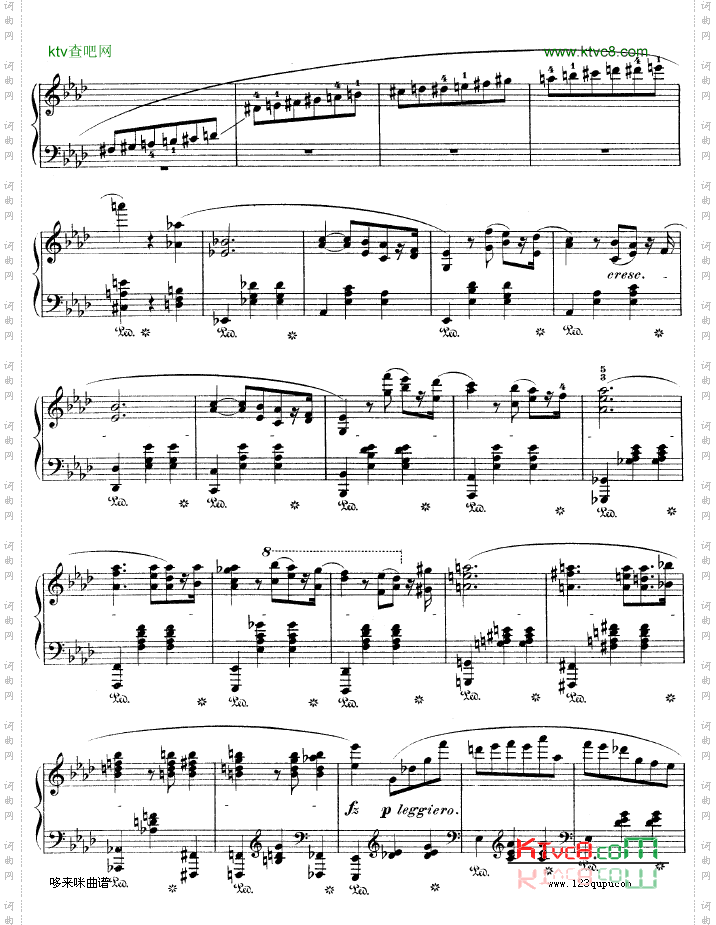 降A大调圆舞曲作品42-肖邦