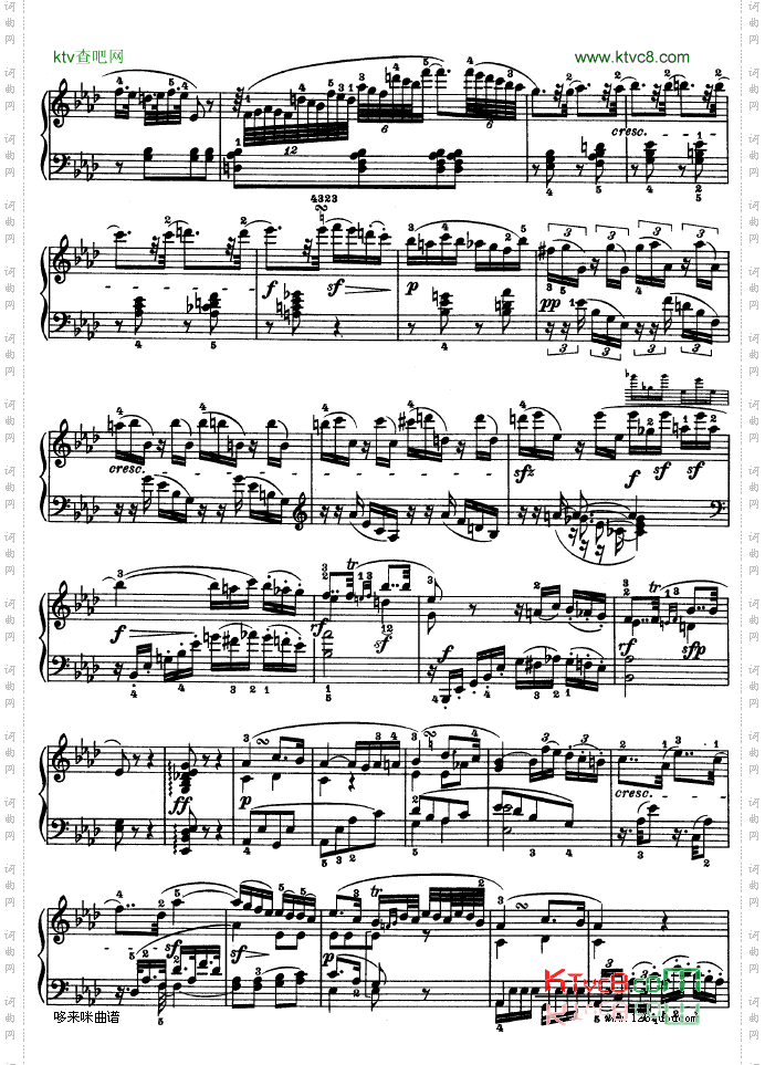 C小调第五钢琴奏鸣曲-Op.10—1-贝多芬