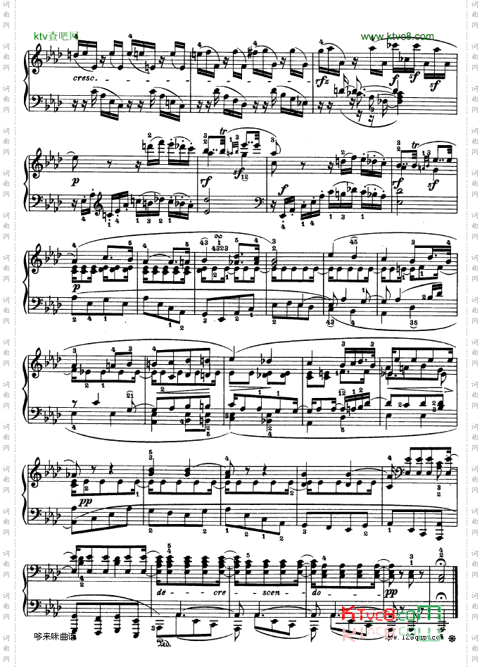 C小调第五钢琴奏鸣曲-Op.10—1-贝多芬
