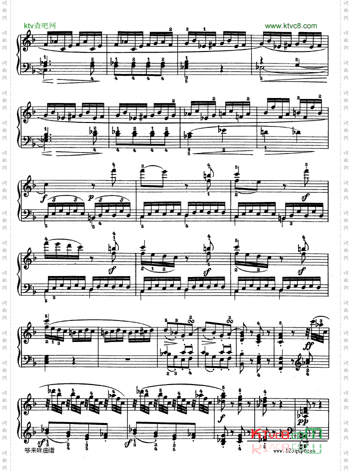 F大调第六钢琴奏鸣曲-Op.10—2-贝多芬