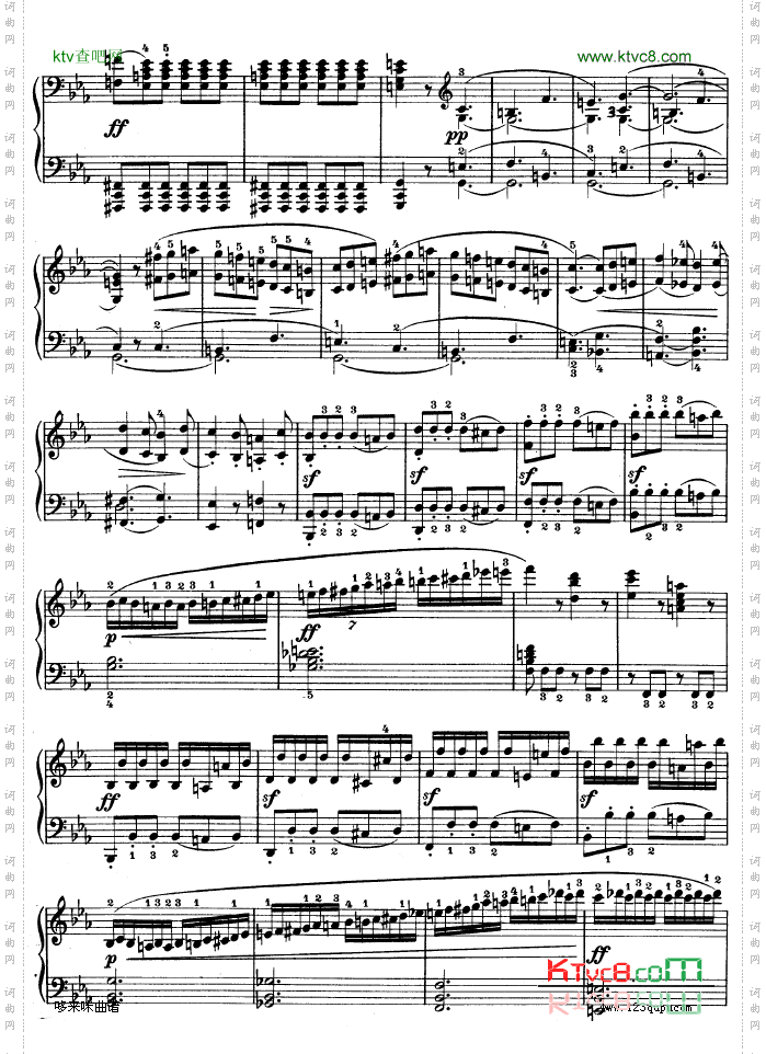 降E大调第四钢琴奏鸣曲-Op.7-贝多芬
