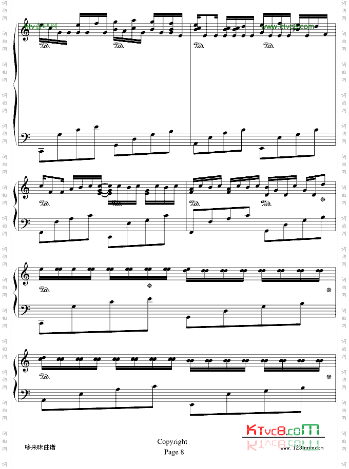 卡农-情感100%-帕赫贝尔-Pachelbel