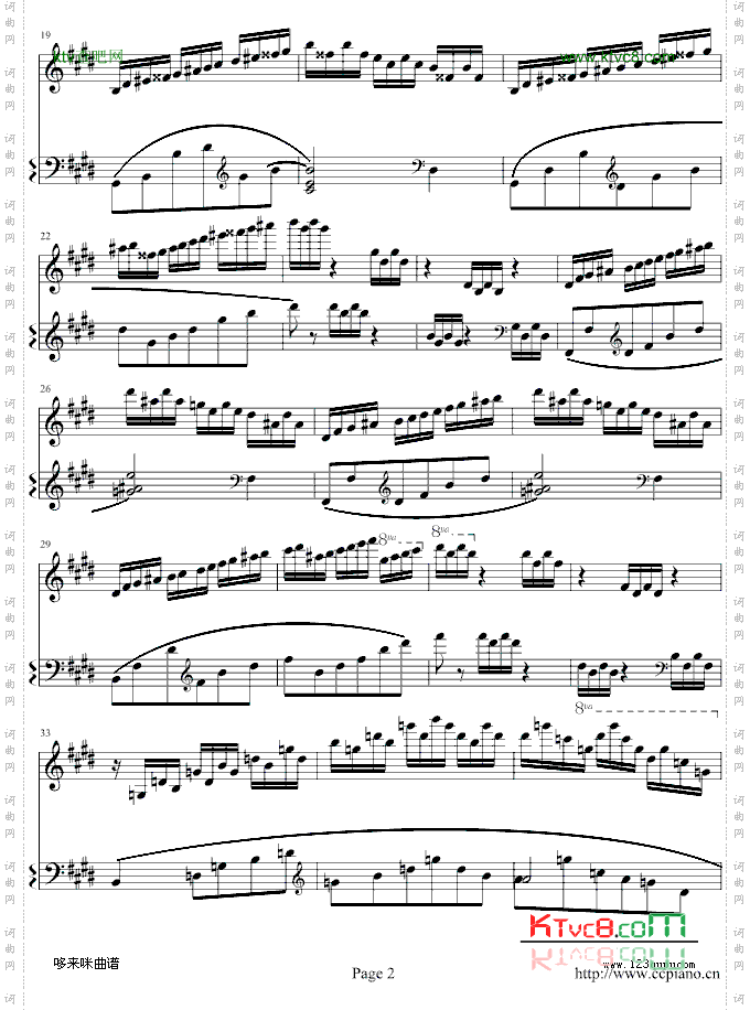 练习曲NO.1-莫什科夫斯基