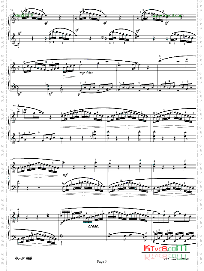 莫扎特C大调奏鸣曲K.545-完整版-莫扎特