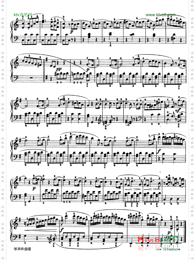 第二十钢琴奏鸣曲-Op.49No.2-贝多芬