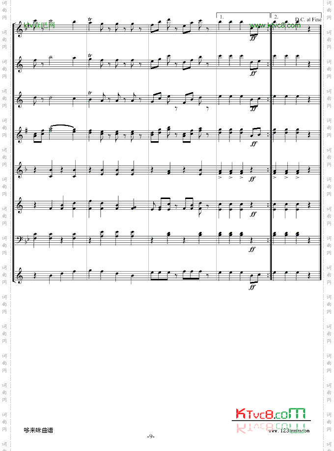 拉德斯基进行曲-总谱-约翰·斯特劳斯