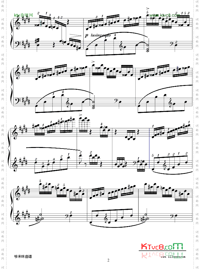 练习曲Op.72No.1-莫什科夫斯基