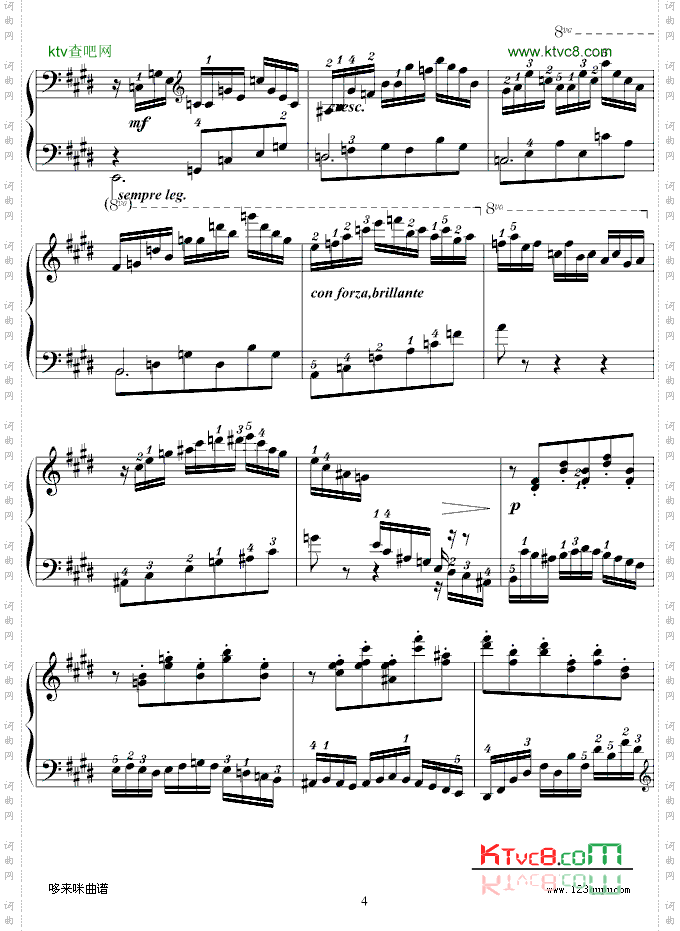 练习曲Op.72No.1-莫什科夫斯基