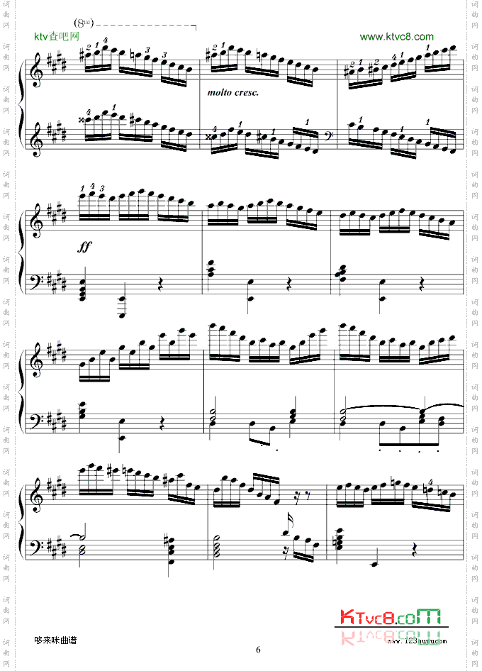 练习曲Op.72No.1-莫什科夫斯基