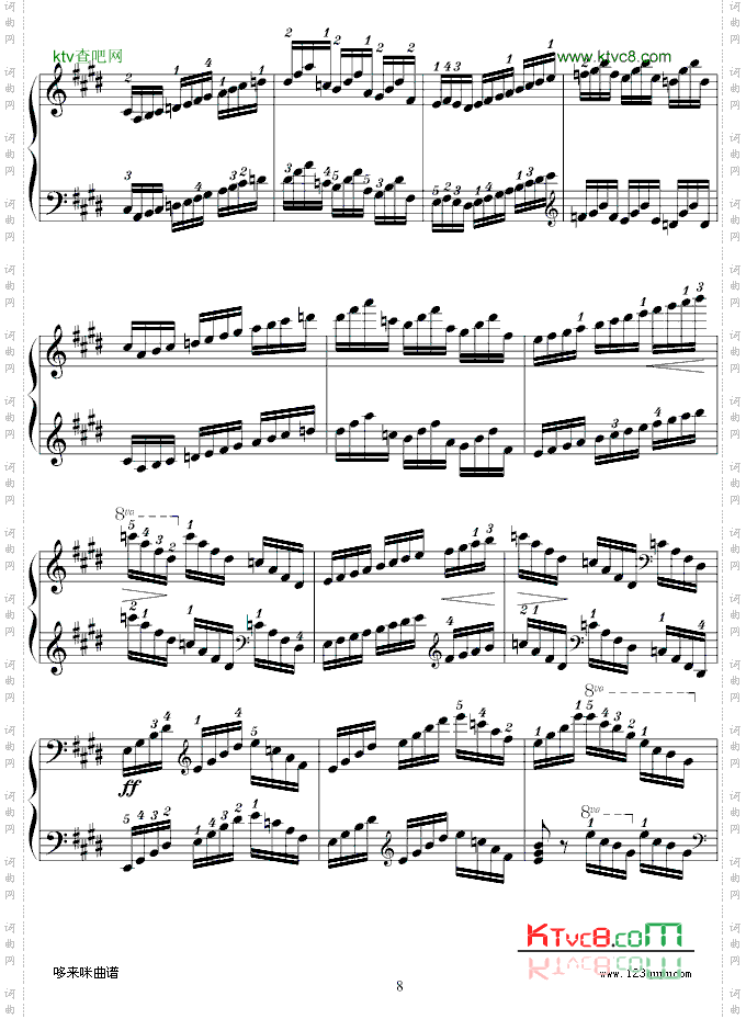 练习曲Op.72No.1-莫什科夫斯基