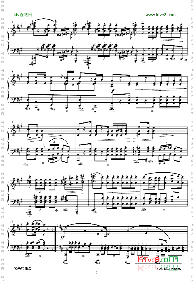 波兰军队舞曲-Op.40No.1-肖邦