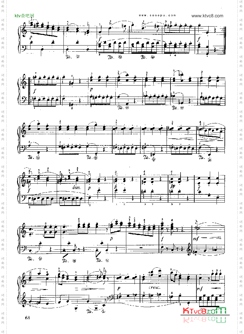 小奏鸣曲10.键盘类钢琴