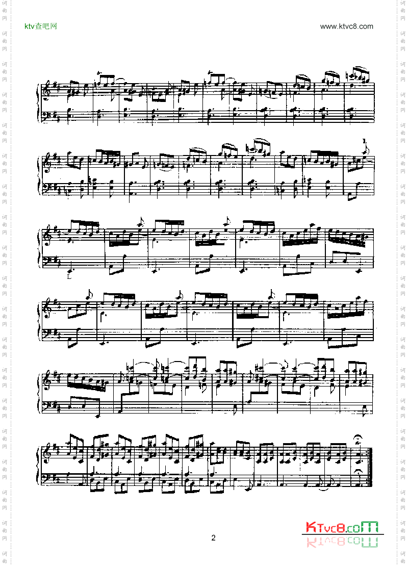 二十首经典奏鸣曲第十四首键盘类钢琴