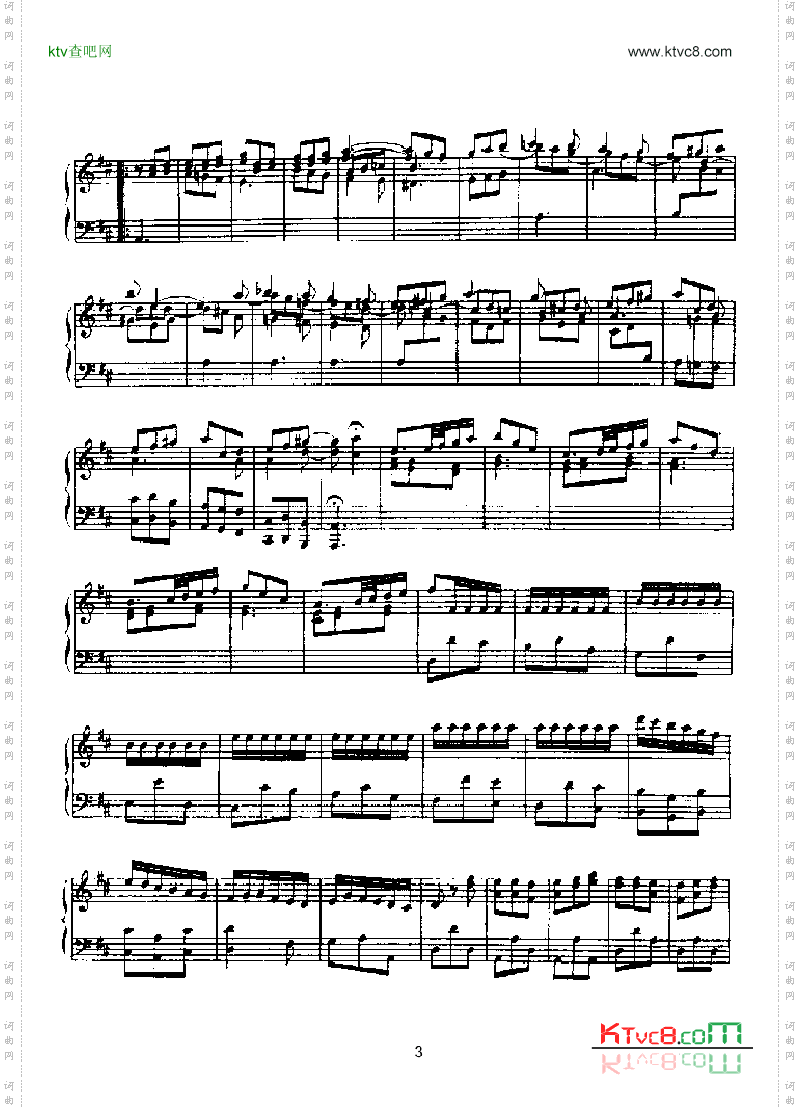 二十首经典奏鸣曲第十四首键盘类钢琴
