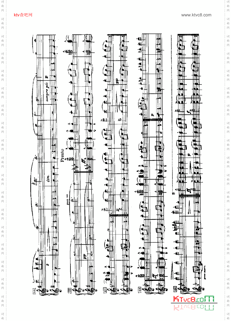 斯拉夫舞曲四手联弹键盘类钢琴