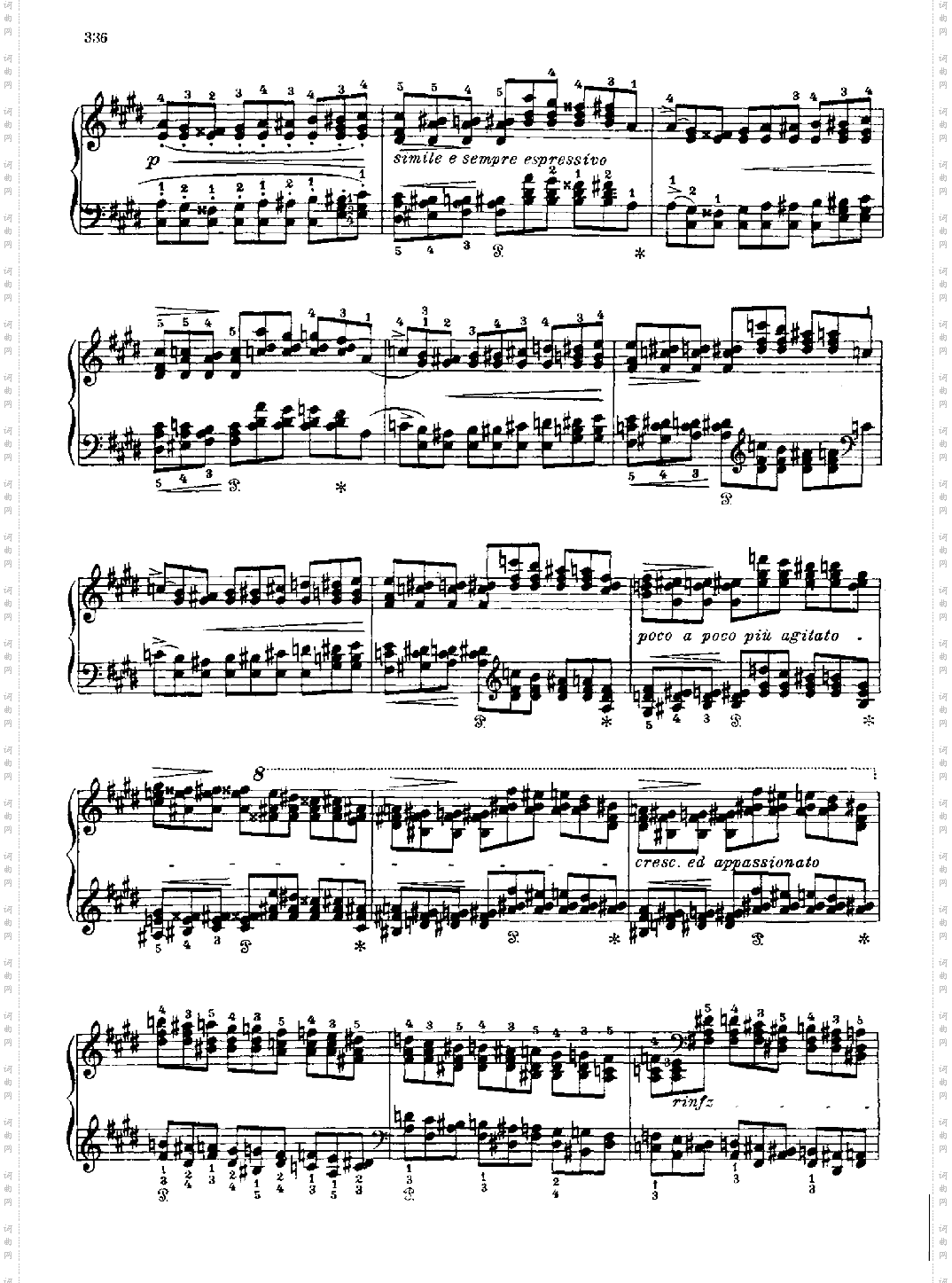 西班牙狂想曲键盘类钢琴