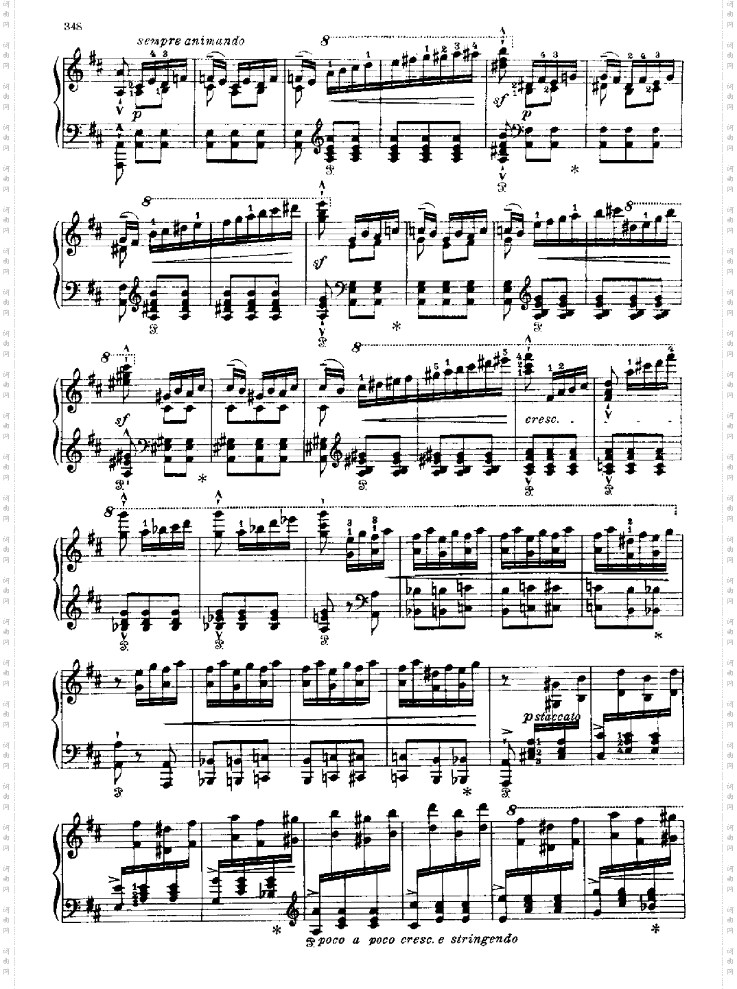 西班牙狂想曲键盘类钢琴
