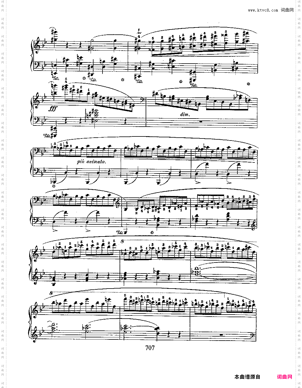 g小调叙事曲 带指法版