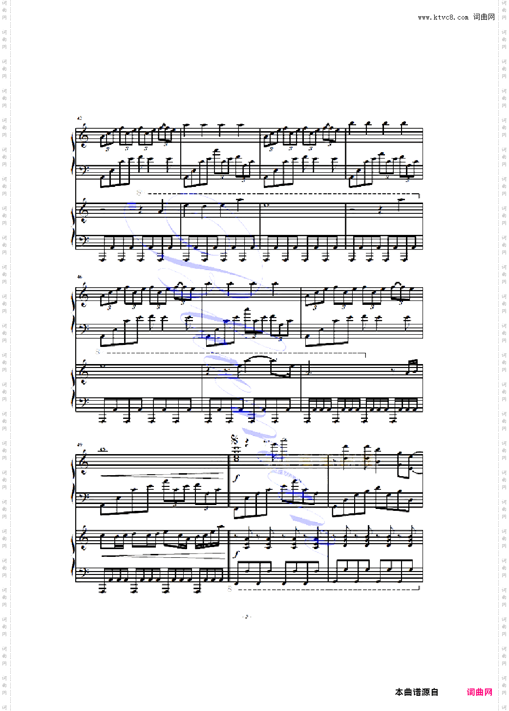 The X-Files Theme -《X档案》主题曲 双钢琴