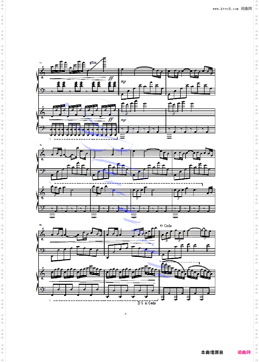 The X-Files Theme -《X档案》主题曲 双钢琴