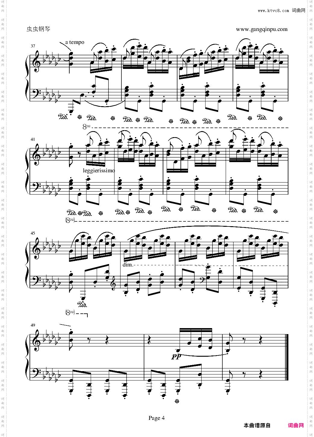 肖邦练习曲op25，no·9