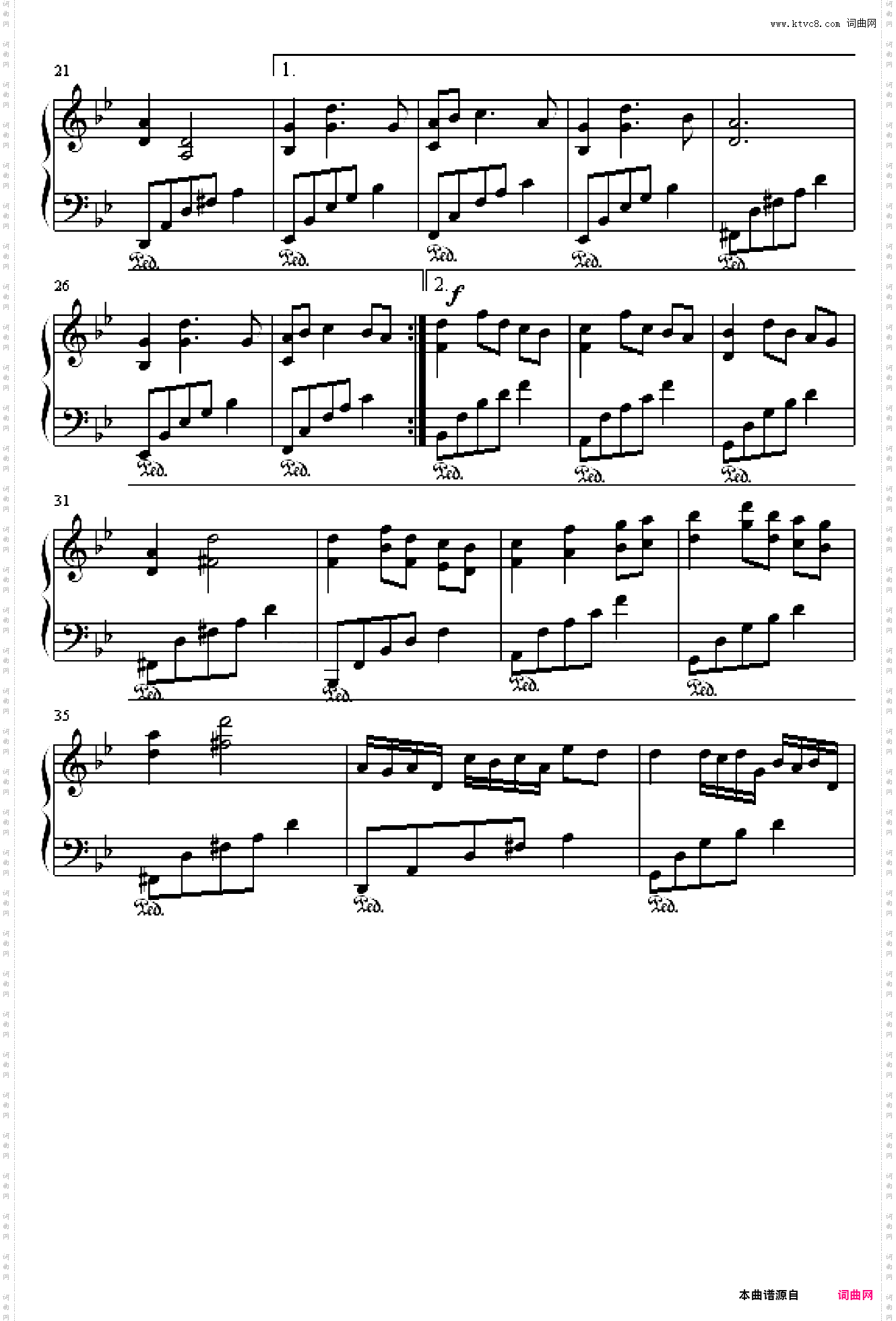 追梦人 - 纯钢琴版