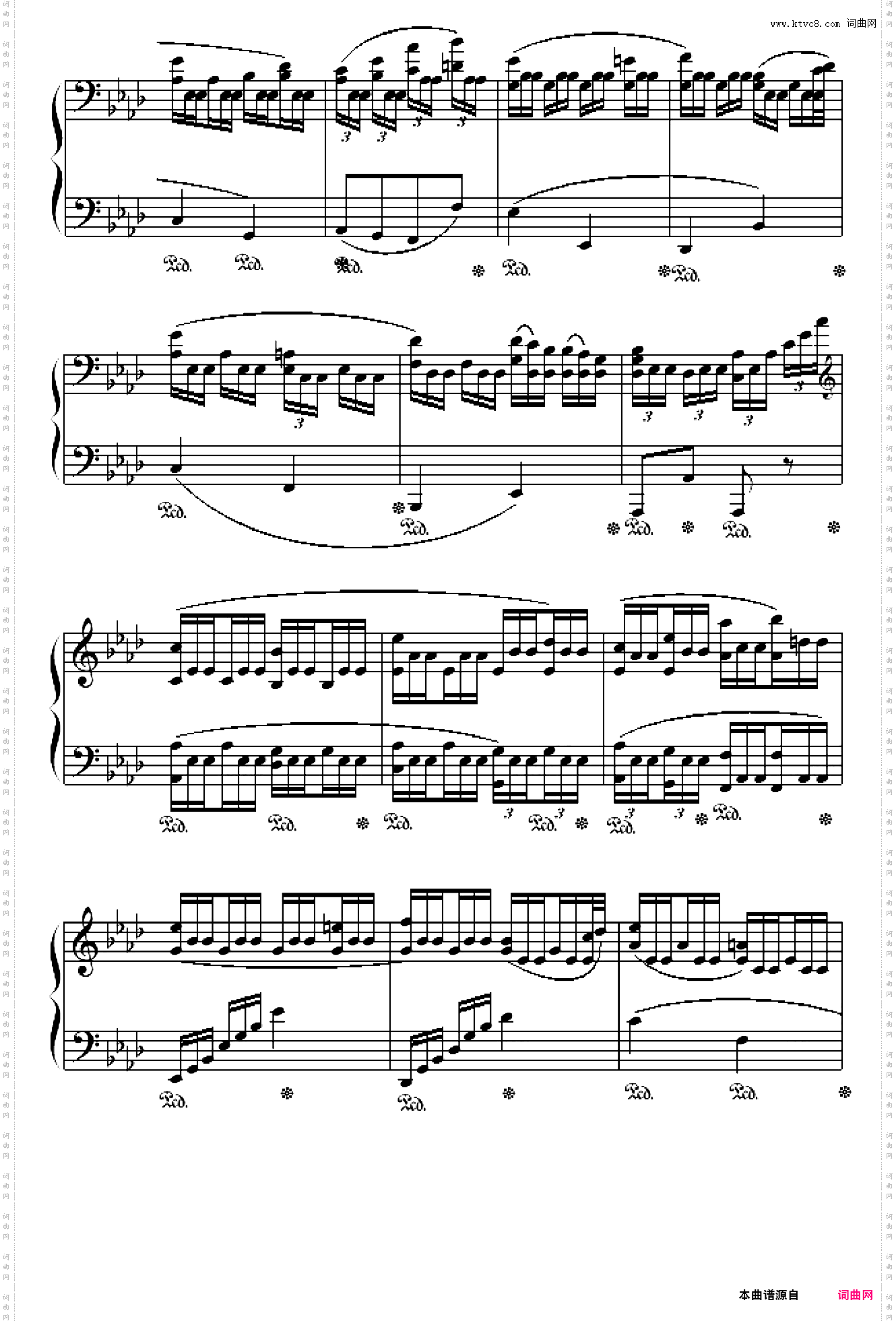 悲怆奏鸣曲第二乐章