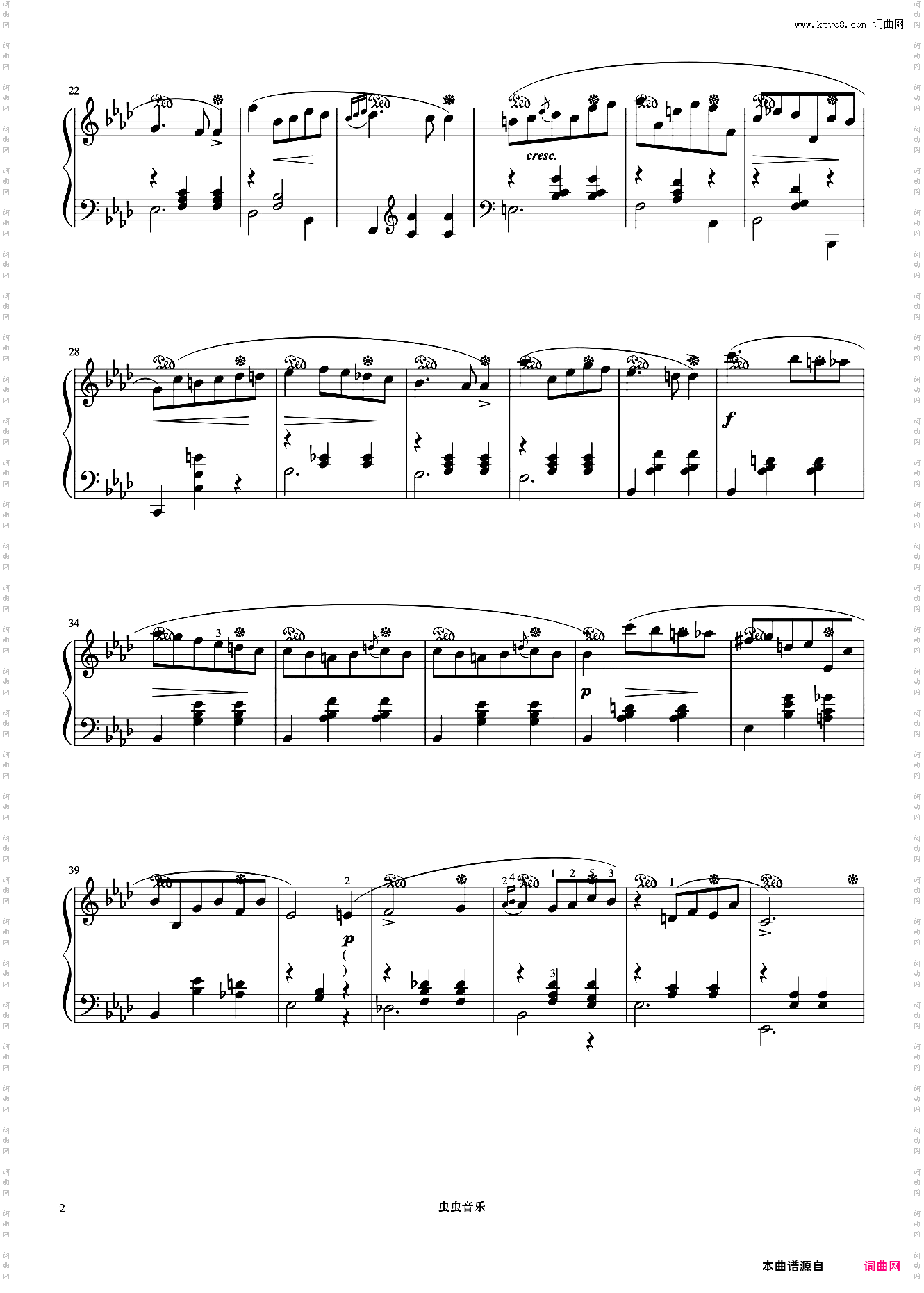 圆舞曲 Op·70 No·2《肖邦圆舞曲集》