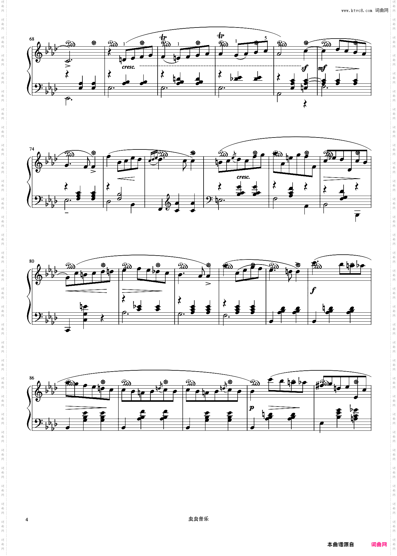 圆舞曲 Op·70 No·2《肖邦圆舞曲集》