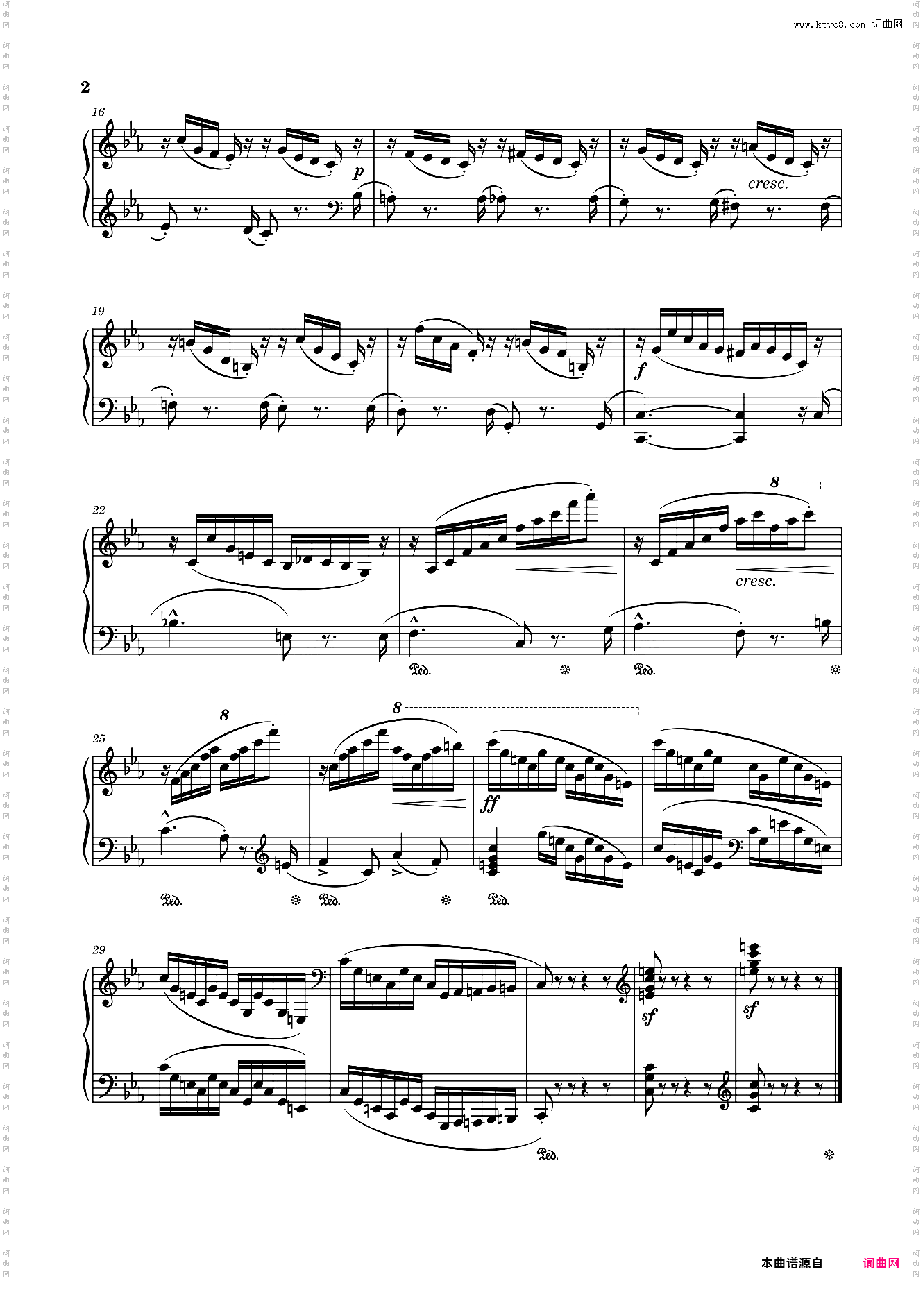 étude Progressive Opus 46 No· 26 in C Minor – Heller