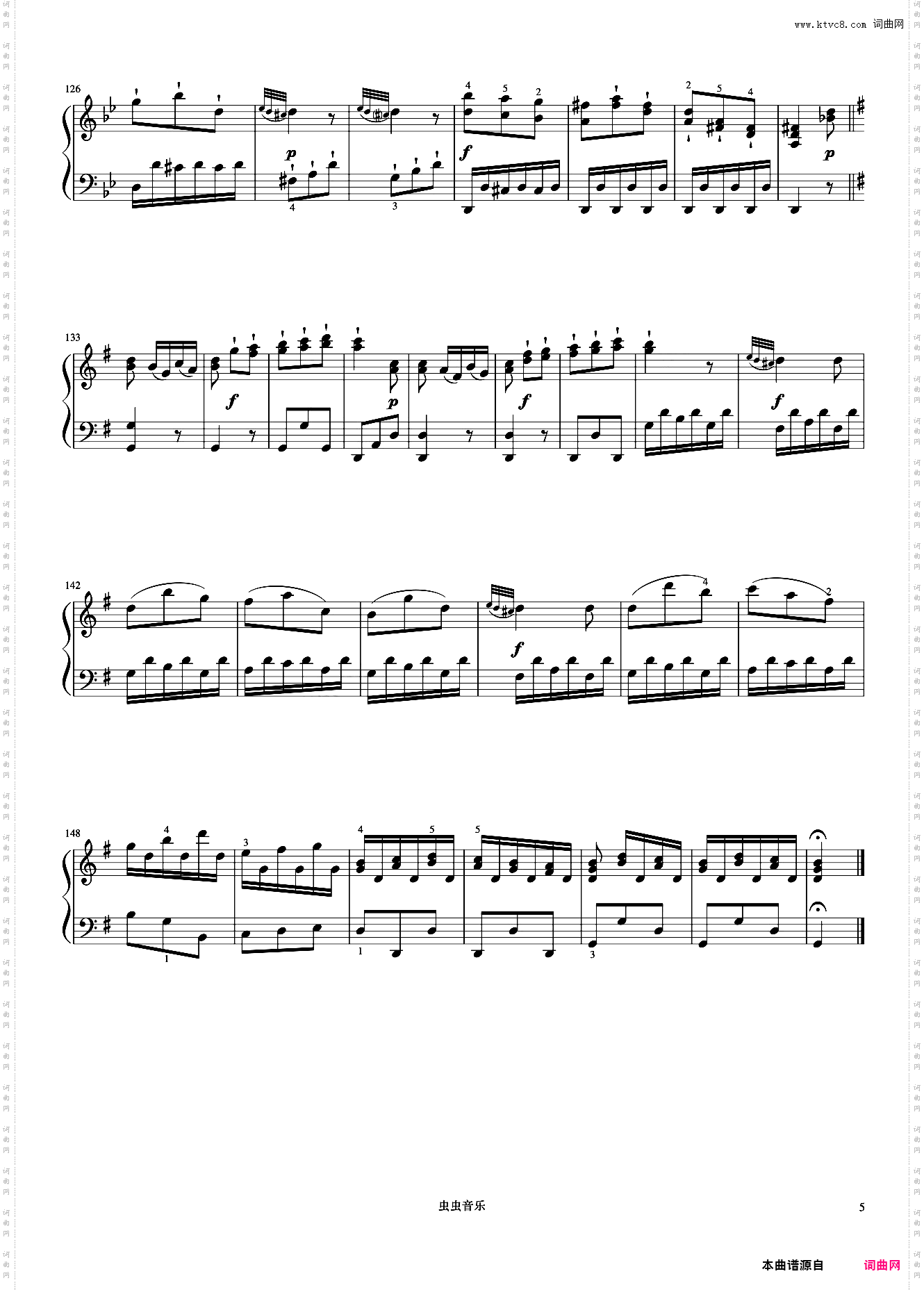 7级 非常快的快板《英皇钢琴考级曲目2017-2018》