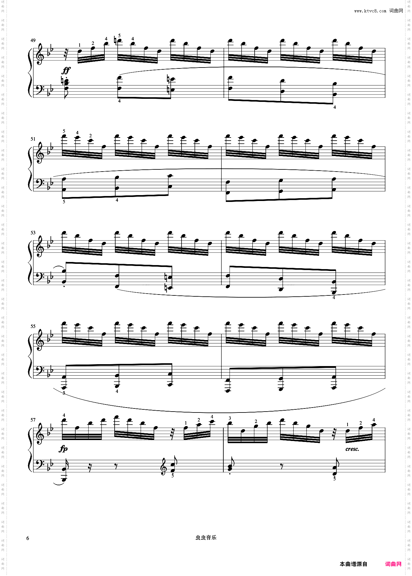 第13首《车尔尼快速练习曲 作品299》