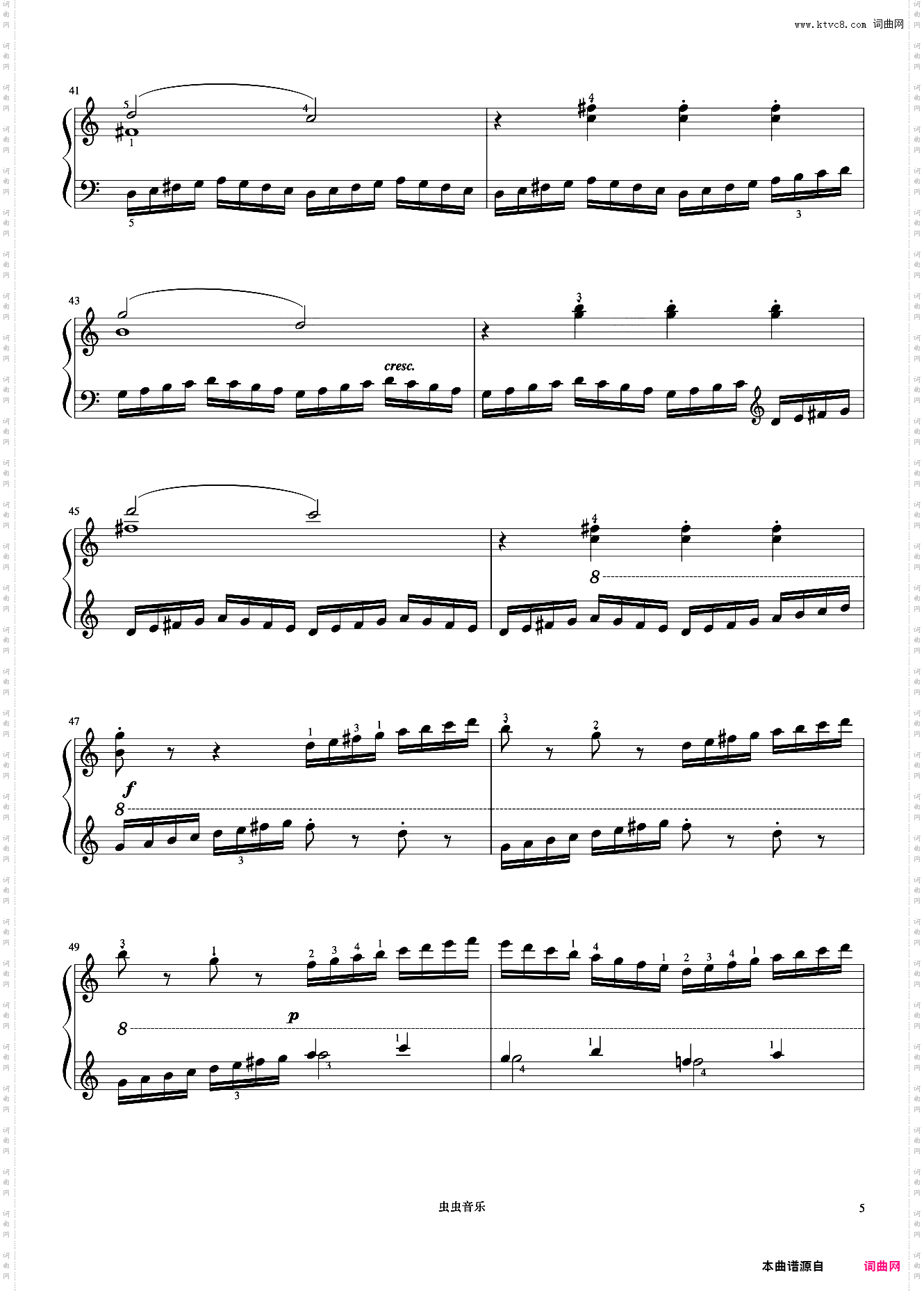第9首《车尔尼快速练习曲 作品299》