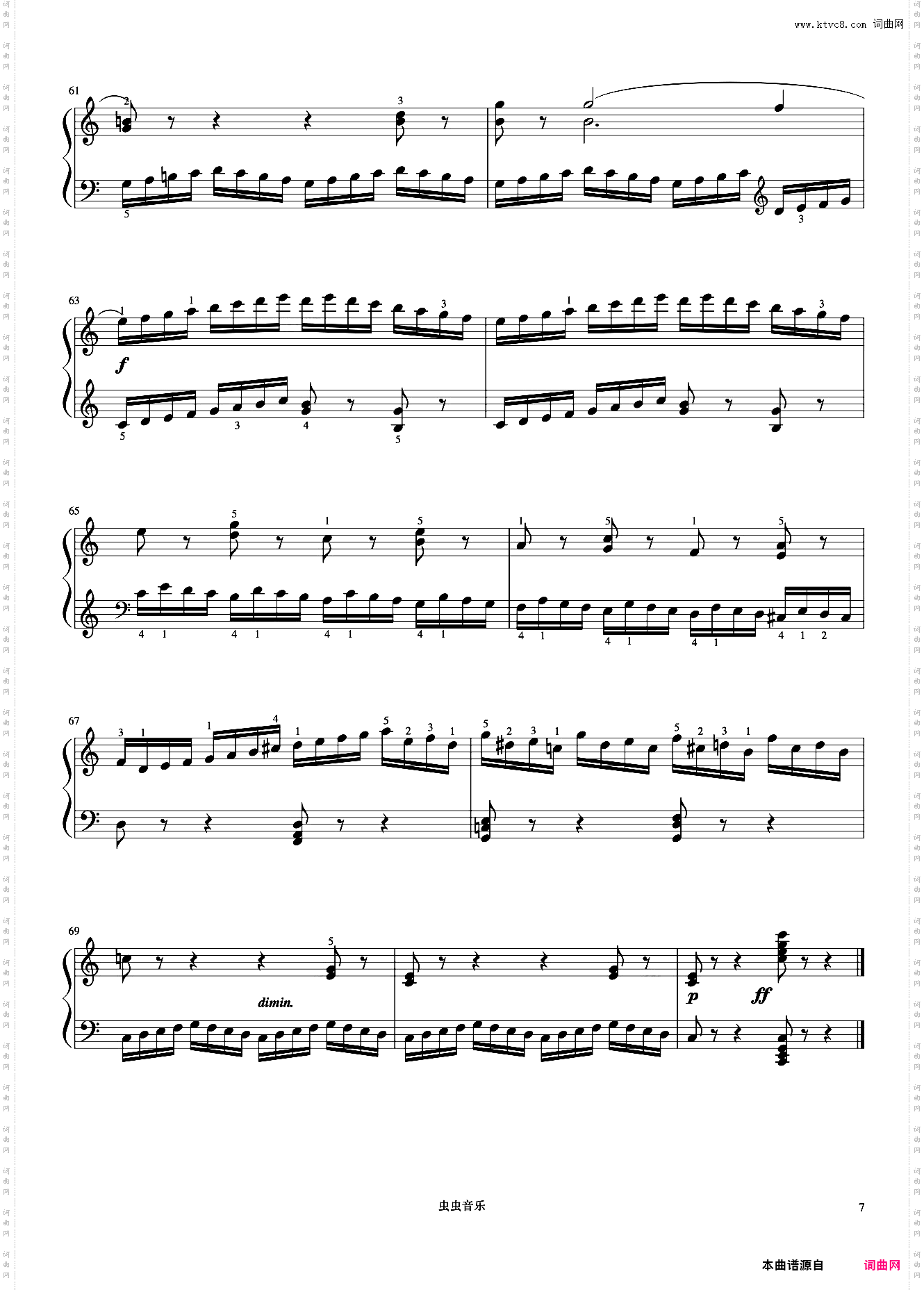 第9首《车尔尼快速练习曲 作品299》