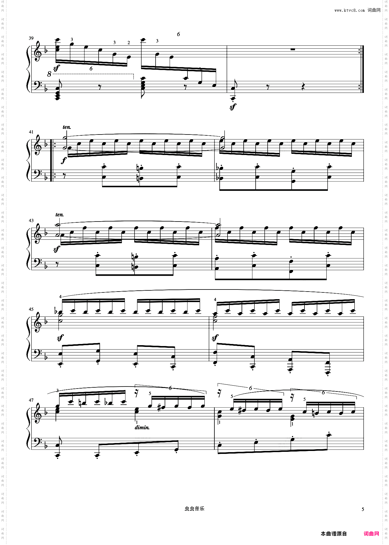 第40首《车尔尼快速练习曲 作品299》