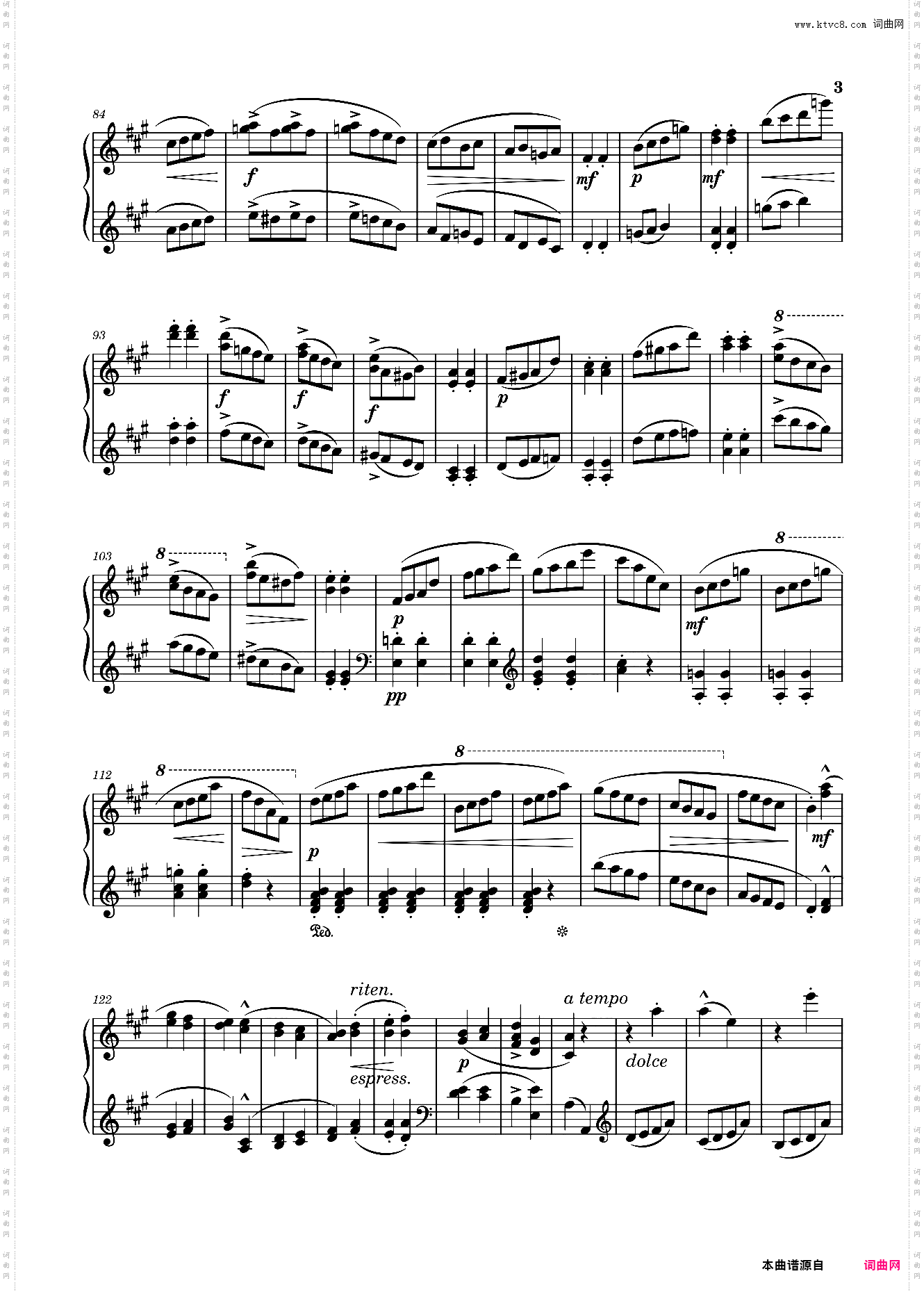 étude Progressive Opus 46 No· 13 in A Major – Heller