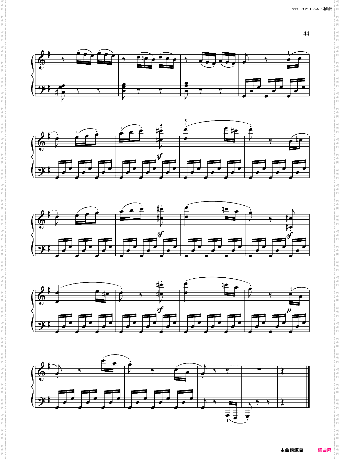 9级-B2-G大调奏鸣曲