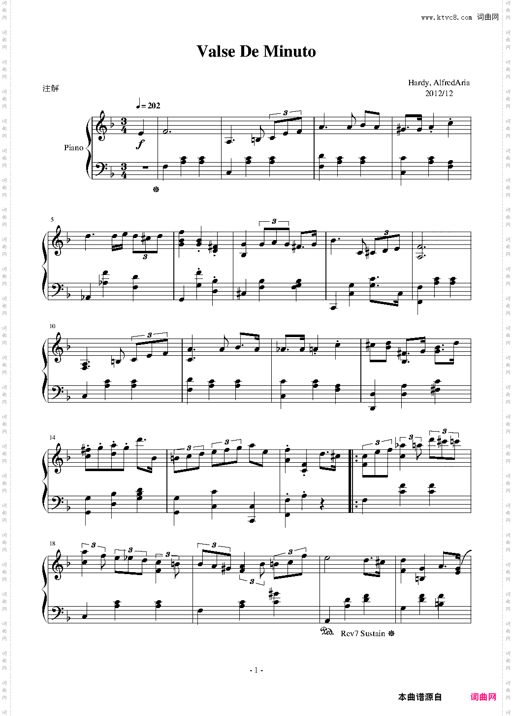 Valse De Minuto