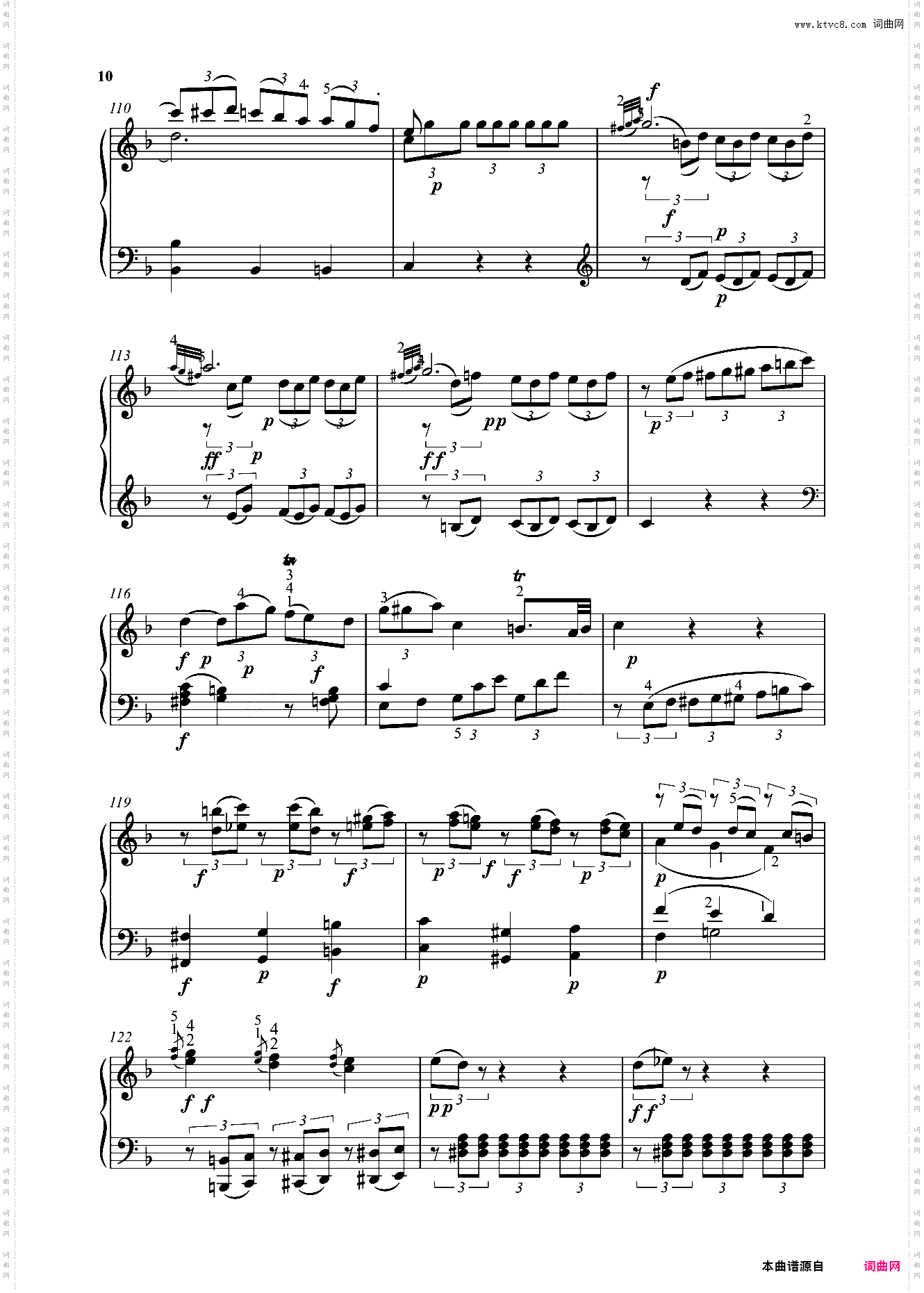 钢琴奏鸣曲KV279