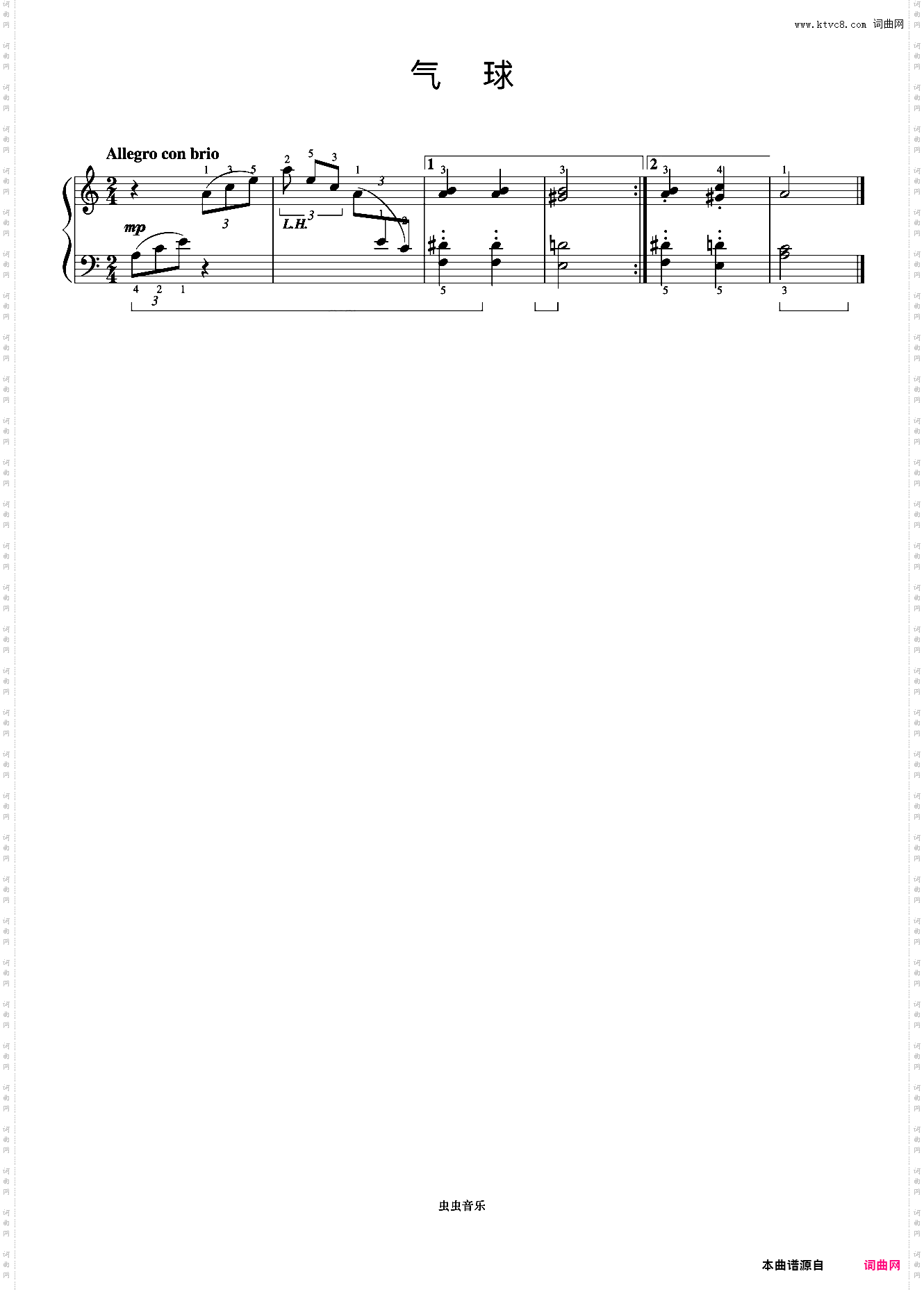37·前奏曲 No2《约翰汤普森 现代钢琴教程3》