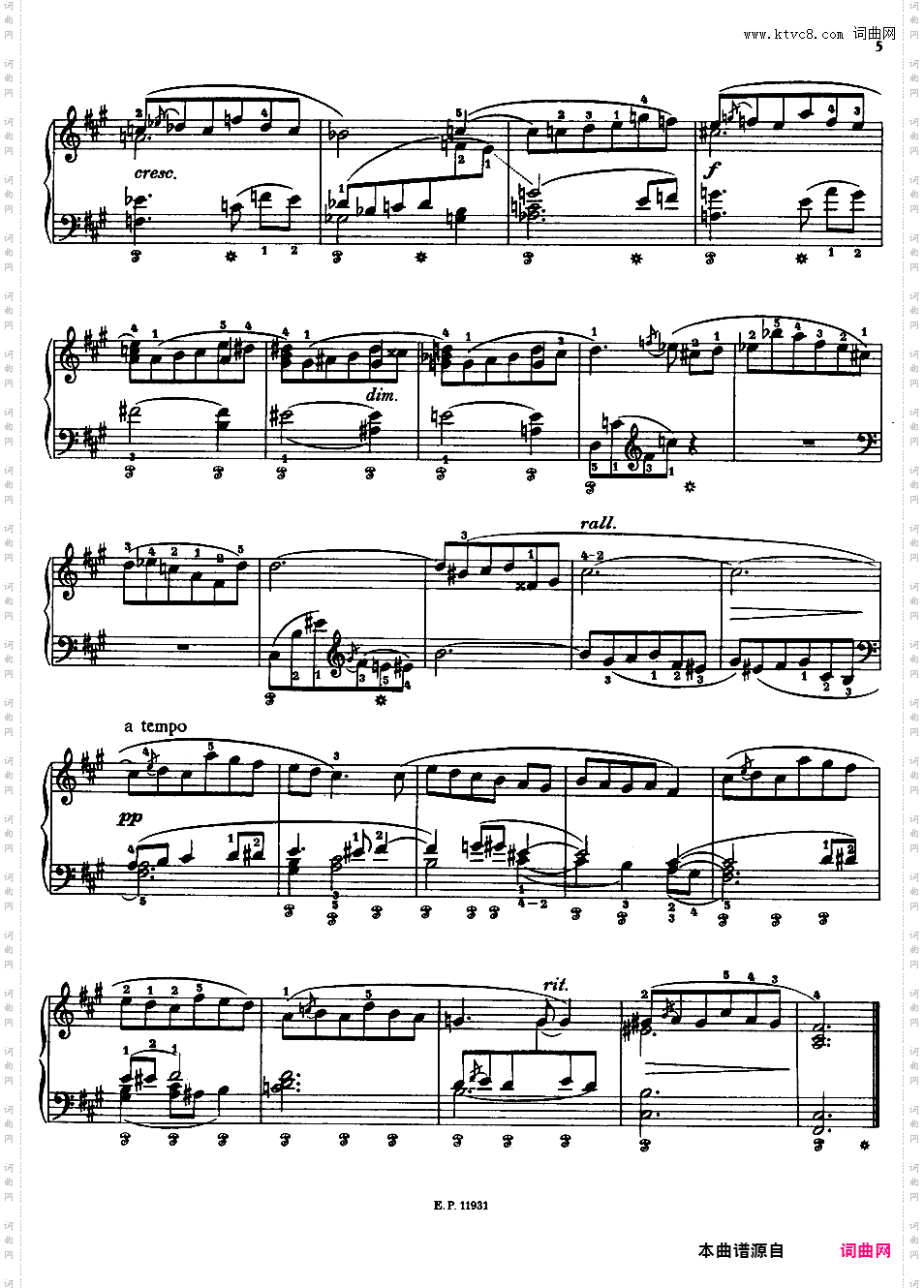 儿童钢琴曲集 Twelve Children's Pieces Op·31