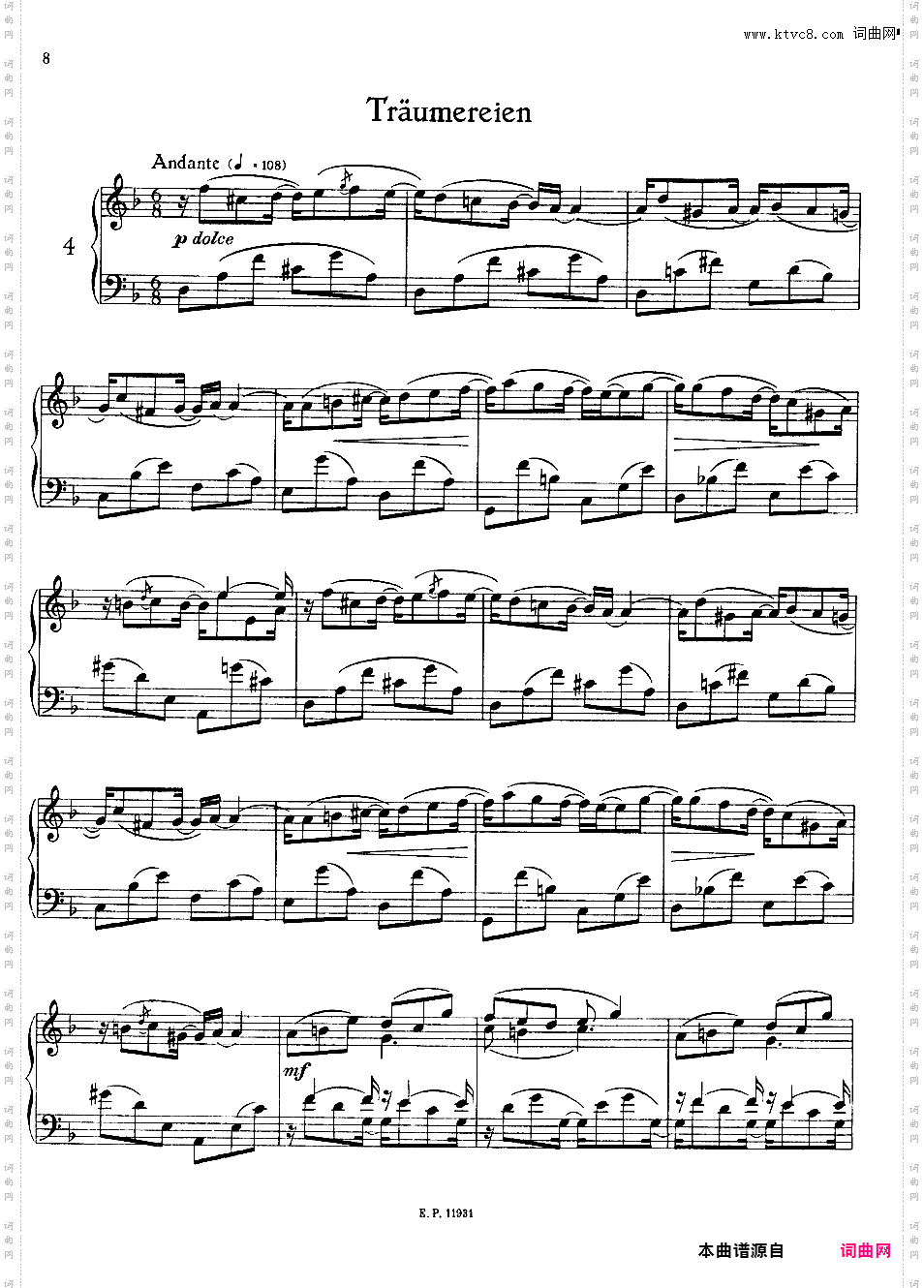 儿童钢琴曲集 Twelve Children's Pieces Op·31