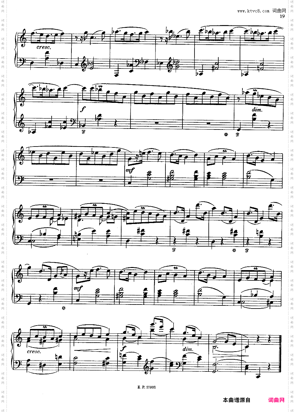 儿童钢琴曲集 Twelve Children's Pieces Op·31