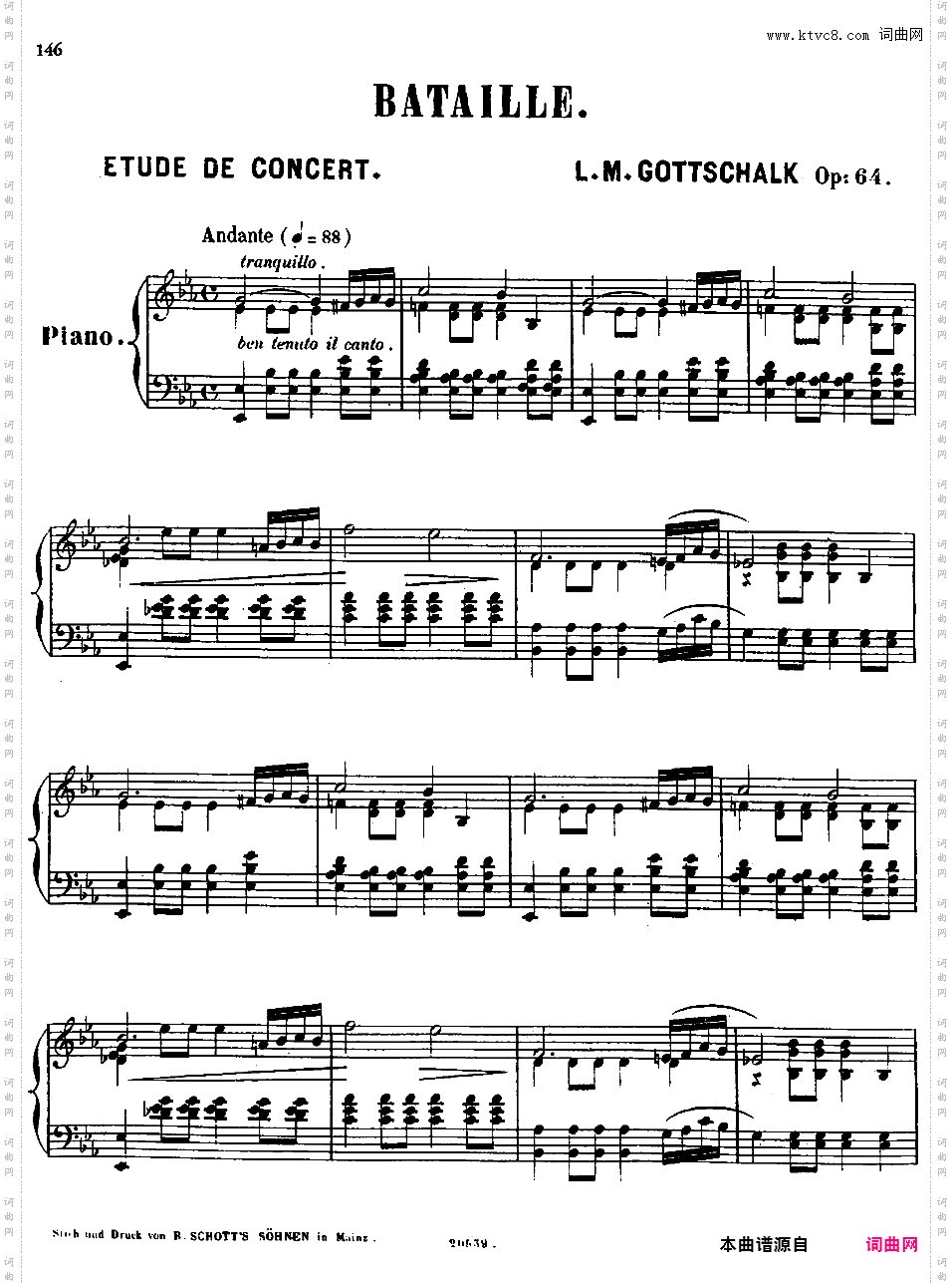 音乐会练习曲“战争”Etude de Concert ·