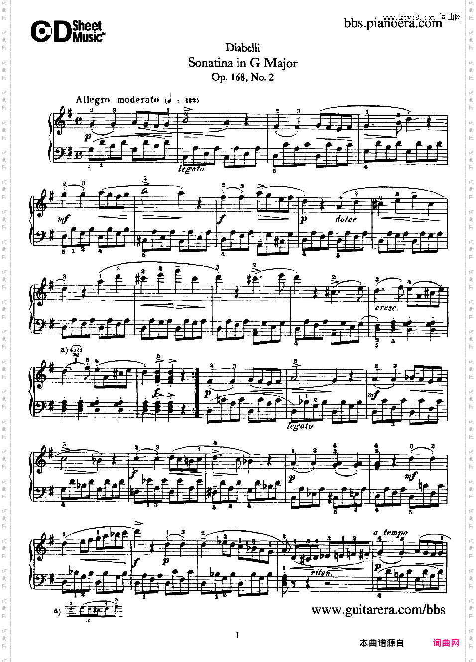 7首钢琴小奏鸣曲 7 Piano Sonatinas Op·168