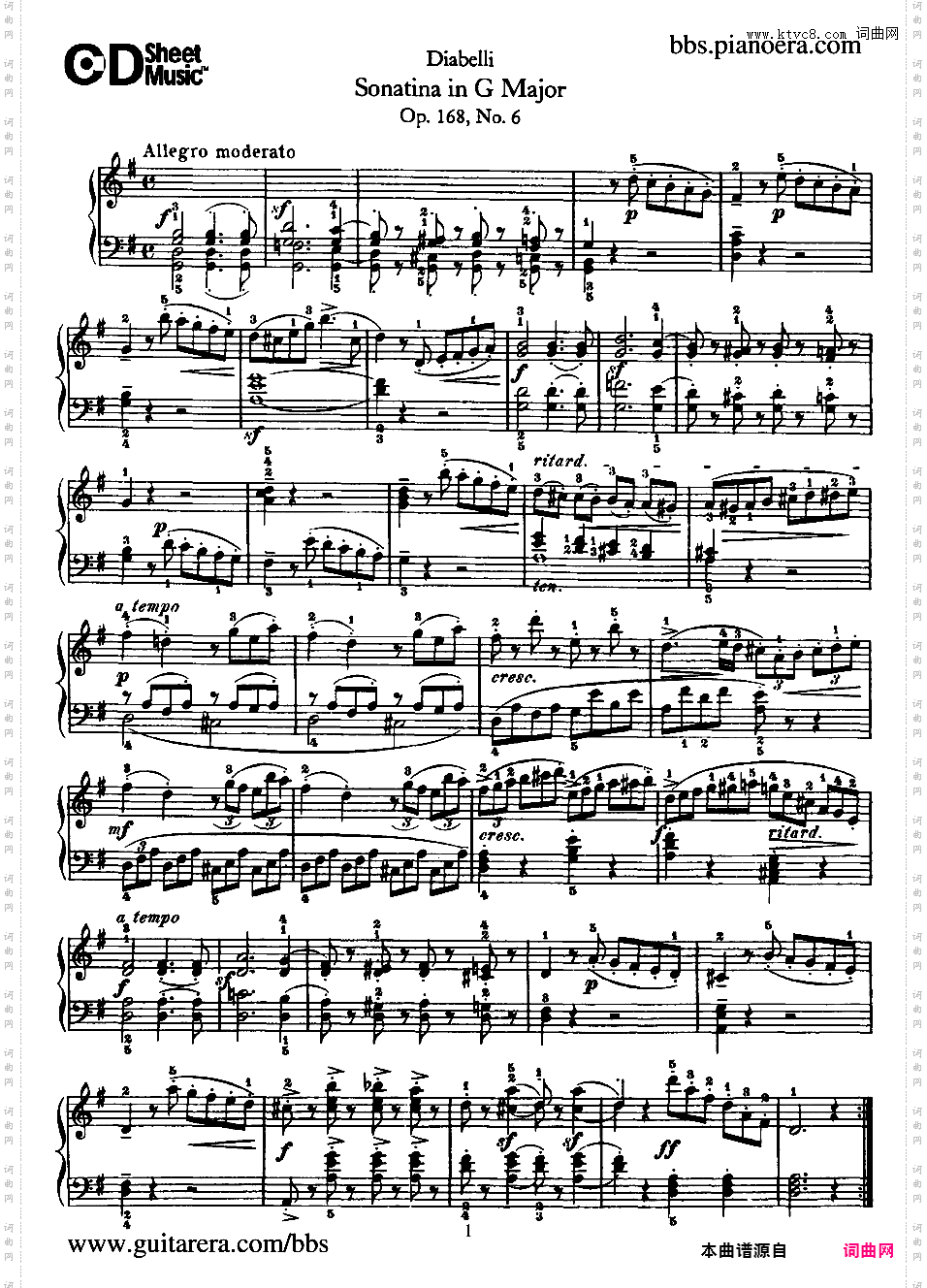 7首钢琴小奏鸣曲 7 Piano Sonatinas Op·168