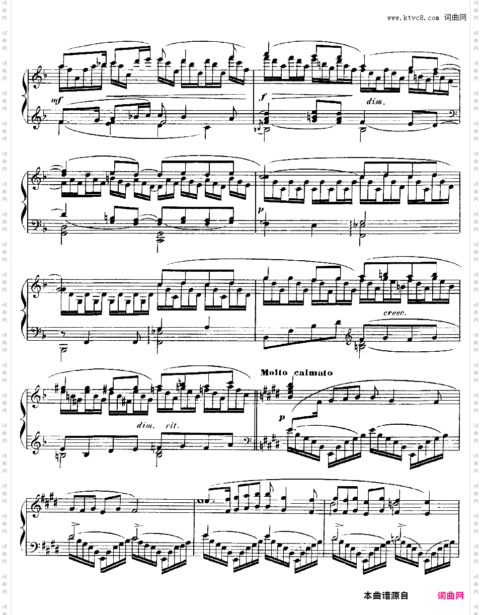 F大调叙事曲 Ballade in F Major